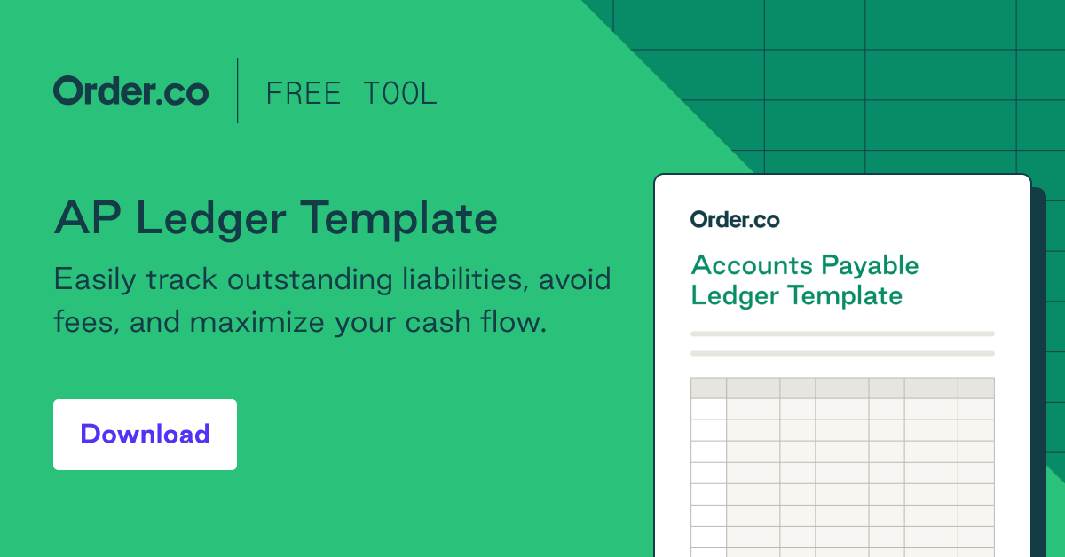 AP Ledger Template | Download | Order.co